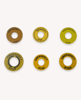 Emergency Stop Labels