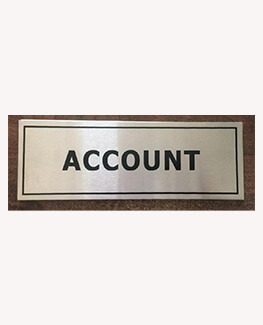 SS Nameplate